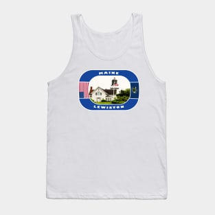 Maine, Lewiston City, USA Tank Top